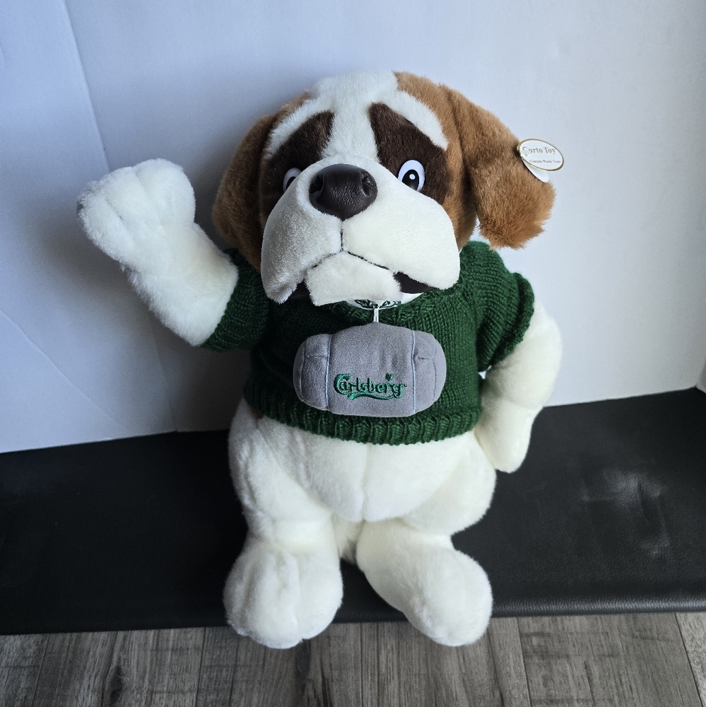 Curto custom st. Bernard carlsberg plush